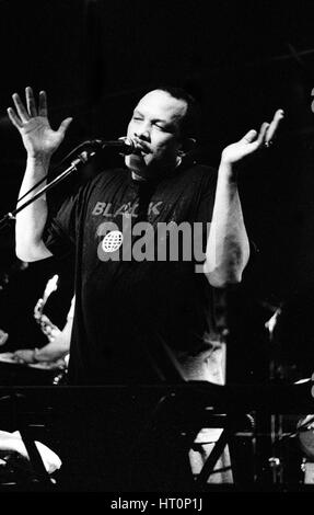 Roy Ayers, Ronnie Scott, London, 1990. Künstler: Brian O'Connor. Stockfoto