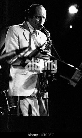 John Dankworth, Ronnie Scott, 1990. Künstler: Brian O'Connor. Stockfoto