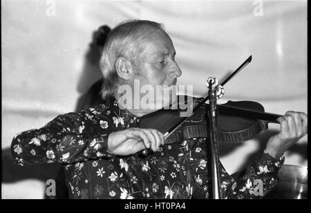 Stephane Grappelli, Ronnie Scott, Soho, London, 1973.   Künstler: Brian O'Connor. Stockfoto