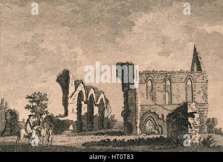 Newark Priory, Surrey, England, 1716. Stockfoto