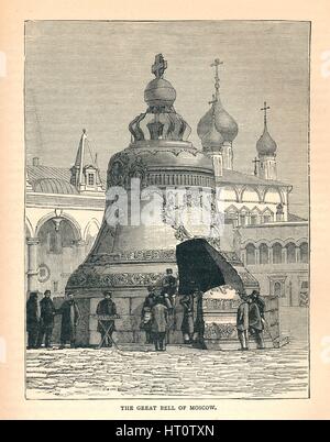 "Die große Glocke von Moskau", 1893. Künstler: unbekannt. Stockfoto