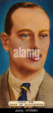 Der Herzog von Gloucester, 1935. Künstler: unbekannt. Stockfoto