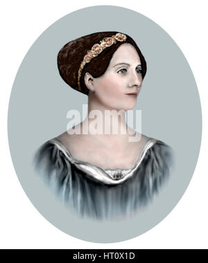 Ada Lovelace, 1815-1852, englischer Mathematiker, Schriftsteller Stockfoto