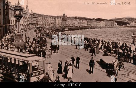 Loch-Promenade, Douglas, Isle Of Man, c1920. Künstler: unbekannt. Stockfoto