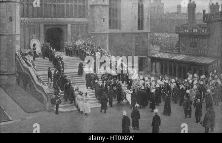 Die Beerdigung von Königin Victoria, 1901 (1909).  Künstler: unbekannt. Stockfoto
