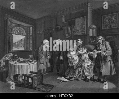 "Ehe A La Mode - Tod der Gräfin" c19th Jahrhundert. Künstler: Mansell. Stockfoto