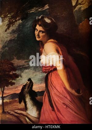 "Lady Hamilton als eine Mänade", 1785. Künstler: George Romney. Stockfoto