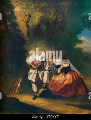 "Fete Galante", c1860. Künstler: Nicholas Edward Gabe. Stockfoto