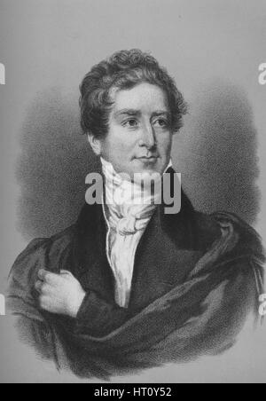 Sir Robert Peel, britischer Staatsmann, c1836 (1936). Künstler: unbekannt. Stockfoto