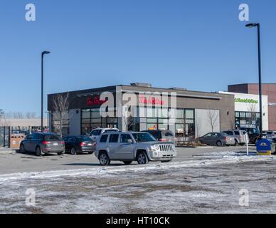 Ein Hortons Café in Calgary, Alberta, Kanada. Stockfoto