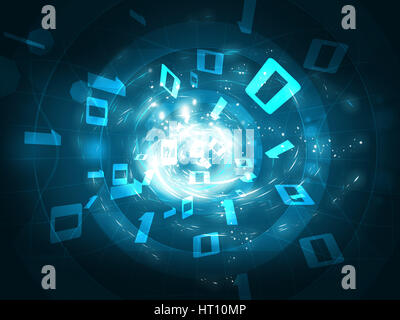 Daten-Dschungel Stockfoto