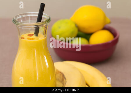 frische Frucht-smoothie Stockfoto
