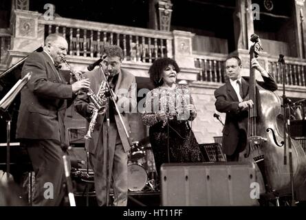 John Dankworth, Tim Garland, Cleo Laine und Alec Dankworth, Globus, London, 2000. Künstler: Brian O'Connor Stockfoto