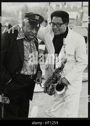 Zählen Sie Basie und Illinois Jacquet at the Capital Radio Jazz Festival, London, Juli 1979. Künstler: Denis Williams Stockfoto