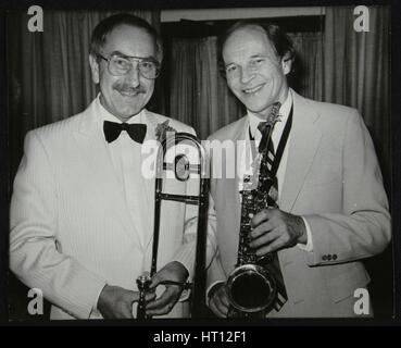 Üppiger Don und John Dankworth, London, 1985. Künstler: Denis Williams Stockfoto