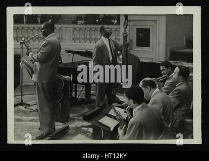 Das Count Basie Orchestra in Konzert, c1950s. Künstler: Denis Williams Stockfoto