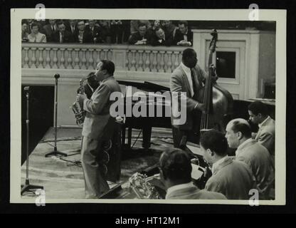 Das Count Basie Orchestra in Konzert, c1950s. Künstler: Denis Williams Stockfoto