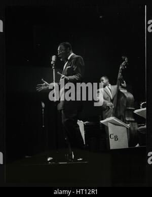 Das Count Basie Orchestra Konzert in Colston Hall, Bristol, 1957. Künstler: Denis Williams Stockfoto