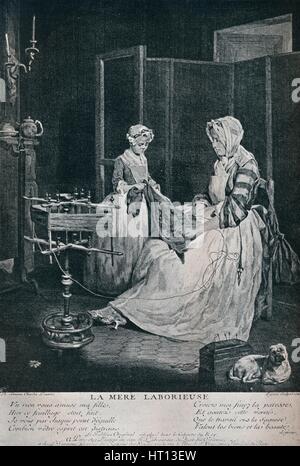 La Mere Laborieuse, 1740, (1916). Künstler: unbekannt Stockfoto