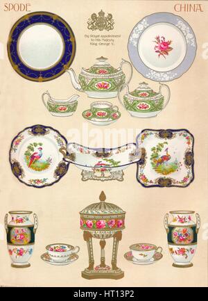 Spode China: WTCopeland & Söhne, Stoke-on-Trent, 18. Jahrhundert, (1913). Künstler: unbekannt Stockfoto