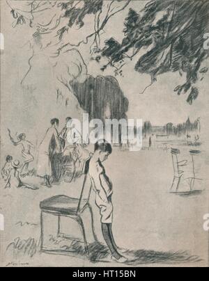 "Ich bin krank zum Tod der Frauen (von The Boy)", 1900. Künstler: Claude Allin Shepperson. Stockfoto