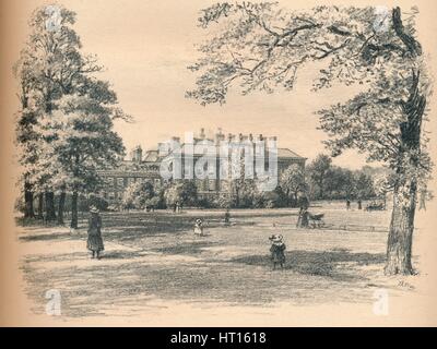 "Süd Front des Kensington Palace", 1902. Künstler: Thomas Robert Weg. Stockfoto