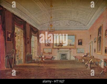 "Drawing Room, Farnley", 1818. Künstler: JMW Turner. Stockfoto