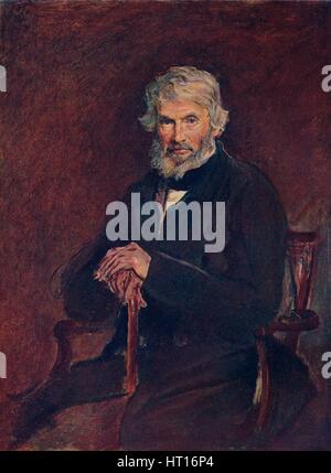 'Thomas Carlyle', 1877 (1906). Artist: John Everett Millais. Stockfoto