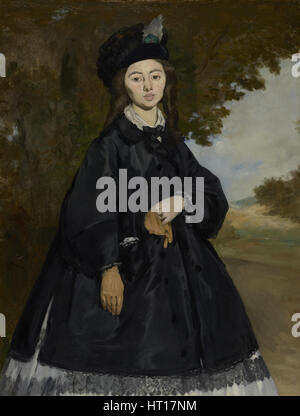 Porträt von Madame Brunet, ca 1863. Künstler: Manet, Édouard (1832-1883) Stockfoto