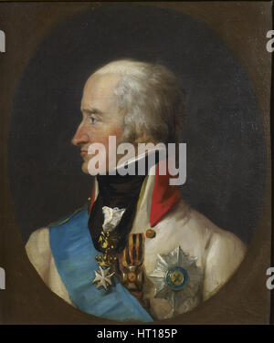 Porträt des Grafen Levin (leonty) August Theophil v. Bennigsen (1745-1826), C. 1810. Artist: stroely (Stroehling), Peter Eduard (1768-1826) Stockfoto