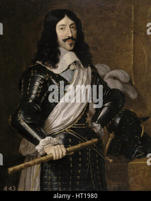 Porträt von Louis XIII von Frankreich (1601-1643), 1655. Künstler: Champaigne, Philippe de (1602-1674) Stockfoto