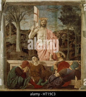 Die Auferstehung, ca. 1460. Künstler: Piero (ca. 1415-1492) Stockfoto