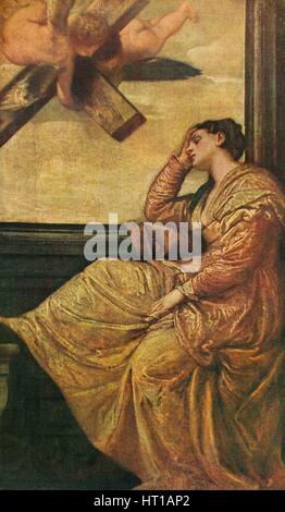 "Der Traum von Saint Helena", 1570, (1909). Künstler: Paolo Veronese. Stockfoto