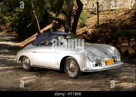 Porsche Speedster 356 1600 Super 1958. Künstler: Simon Clay. Stockfoto