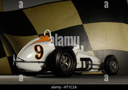 Urgo Kuzma Sprint-Car 1963. Künstler: Simon Clay. Stockfoto