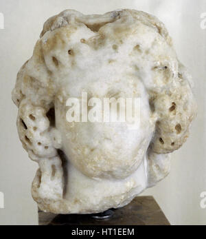 Statue des Bacchus. Kopf. 2. Jahrhundert n. Chr. Nationales Archäologisches Museum. Tarragona. Spanien. Stockfoto