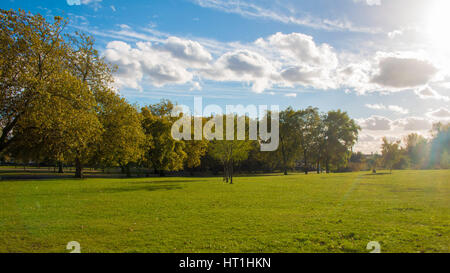 Weiten Blick auf dem Park in London Stockfoto
