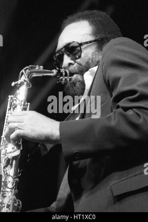 Hank Crawford, Top Rank-Suite, Brighton, 1989. Künstler: Brian O'Connor. Stockfoto