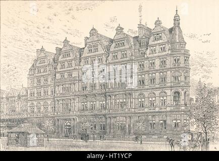 Konstitutionelle Club, 1896. Künstler: unbekannt Stockfoto