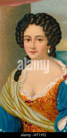 Louise Renée de Penancoet de Kerouaille, Herzogin von Portsmouth (1649-1734), 1912. Künstler: unbekannt Stockfoto