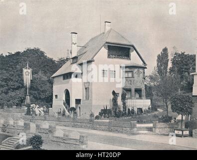 Ein Haus, entworfen von Hans Christiansen, c1901 (1901-1902). Künstler: unbekannt. Stockfoto