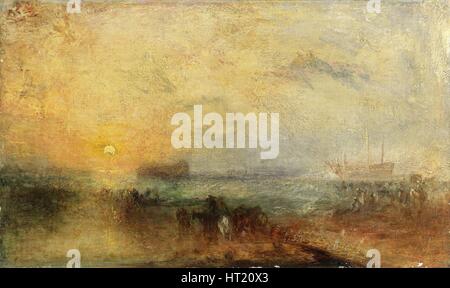 "Am Morgen nach dem Sturm", 1840-45. Künstler: JMW Turner. Stockfoto