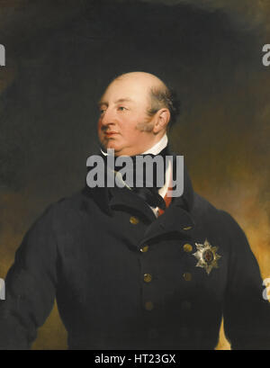 Porträt des Prinzen Frederick Augustus, Herzog von York und Albany (1763-1827). Künstler: Lawrence, Sir Thomas (1769-1830) Stockfoto