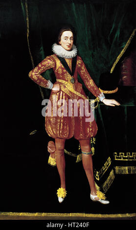 Charles I als Prinz von Wales, c. 1617. Künstler: Somer, Paul van (c. 1576-1621) Stockfoto