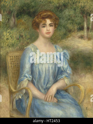 Madame Gaston Bernheim de Villers, geb. Suzanne Adler, 1901. Künstler: Renoir, Pierre Auguste (1841-1919) Stockfoto