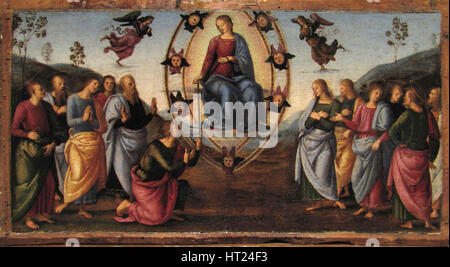 Panel Predella des Altars Fano, 1497. Künstler: Raffael (1483-1520) Stockfoto