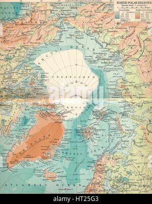 "North Polar Regions", c1903, (1904). Künstler: unbekannt. Stockfoto