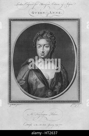 Königin Anne, 1785. Künstler: Anon. Stockfoto