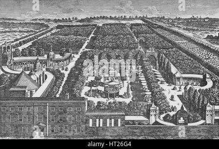 "Eine allgemeine Aussicht auf Vauxhall Gardens', c1756, (1912). Künstler: Samuel Wale. Stockfoto