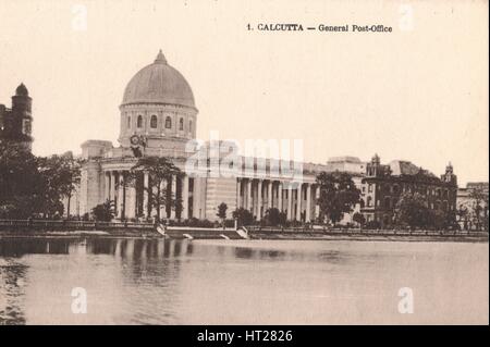 "Kalkutta - General Post Office", 1900. Künstler: unbekannt. Stockfoto